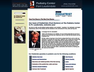 podiatristfl.com screenshot