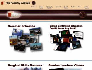 podiatryinstitute.com screenshot