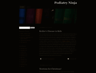 podiatryninja.wordpress.com screenshot