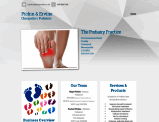 podiatrypractice.co.uk screenshot