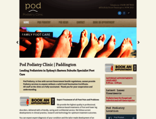 podpodiatry.com.au screenshot