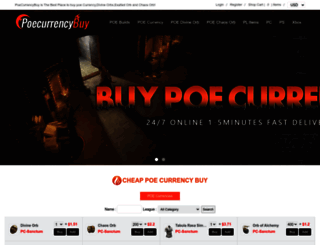 poecurrencybuy.com screenshot