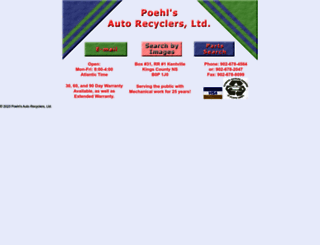 poehlsautorecyclers.com screenshot