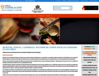 poeles-cuisine-en-chef.com screenshot