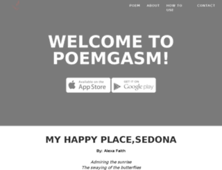 poemgasm.com screenshot