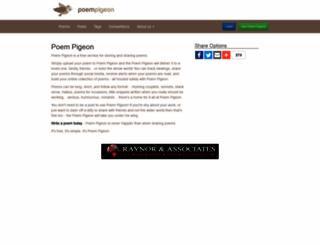poempigeon.com screenshot