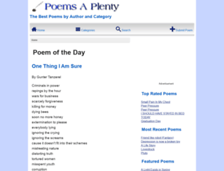 poemsaplenty.com screenshot