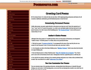 poemsource.com screenshot