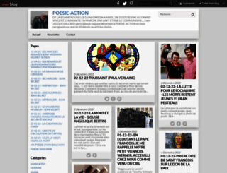 poesie-action.com screenshot