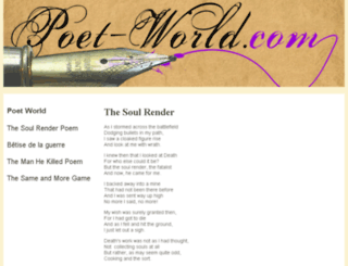 poet-world.com screenshot