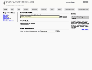 poetry.openmikes.org screenshot