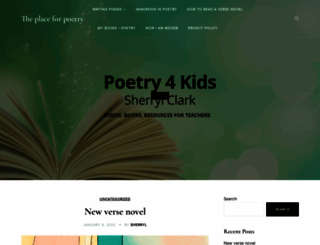 poetry4kids.net screenshot