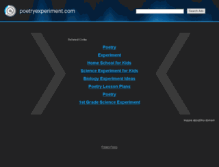 poetryexperiment.com screenshot