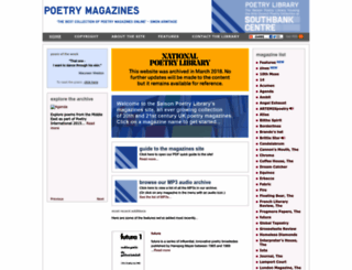 poetrymagazines.org.uk screenshot