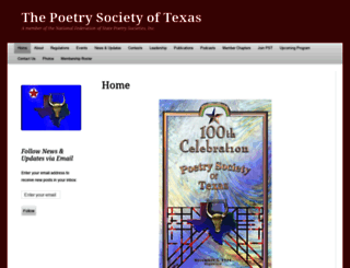 poetrysocietyoftexas.org screenshot