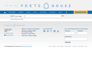 poets.kohalibrary.com screenshot