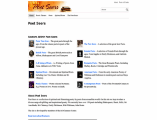 poetseers.org screenshot