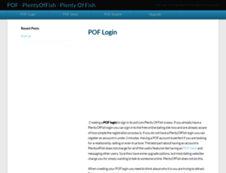 pofloginfish.com screenshot