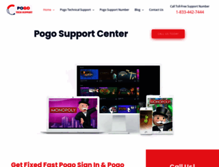pogo-supportcenter.com screenshot