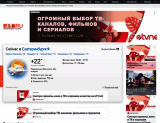 pogoda.e1.ru screenshot