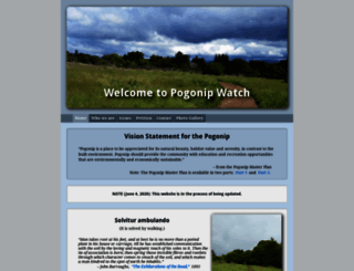 pogonipwatch.org screenshot