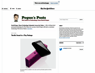 pogue.blogs.nytimes.com screenshot