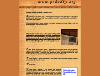 pohadky.org screenshot