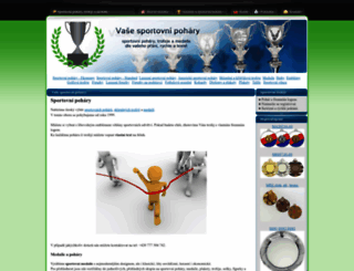 pohary-trofeje-medaile.cz screenshot
