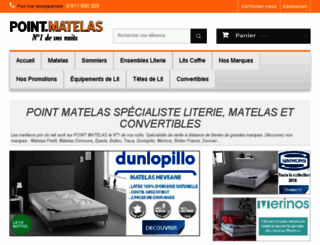point-matelas.com screenshot