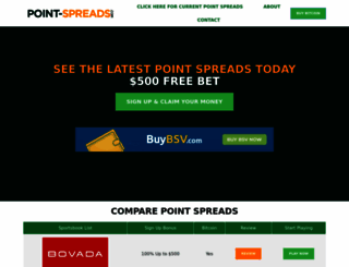 point-spreads.com screenshot