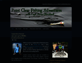 pointclearfishingadventures.com screenshot