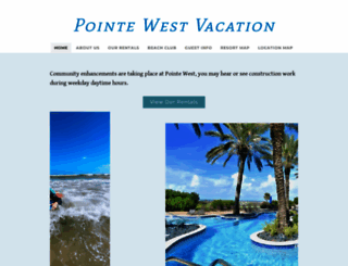 pointewestvacation.com screenshot
