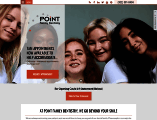 pointfamilydentistry.com screenshot