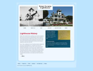pointferminlighthouse.org screenshot