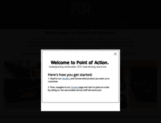 pointofaction.com screenshot