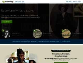 pointofsale.ancestry.com screenshot