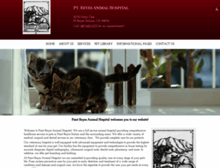 pointreyesvet.com screenshot