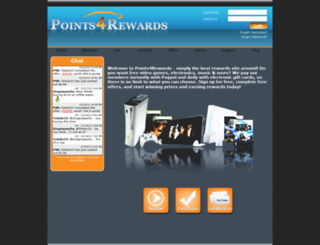 points4rewards.com screenshot