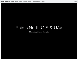 pointsnorthgis.ca screenshot