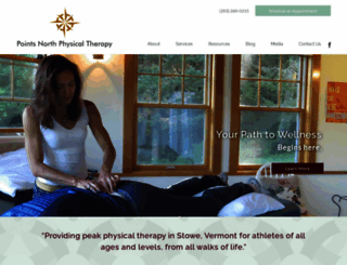 pointsnorthphysicaltherapy.com screenshot
