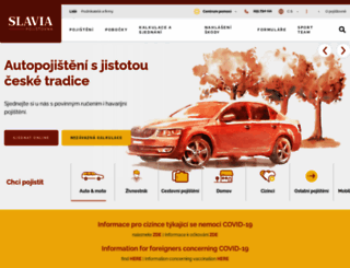 pojistovna-slavia.cz screenshot