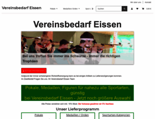 pokale-eissen.de screenshot