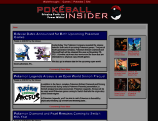 pokeballinsider.com screenshot