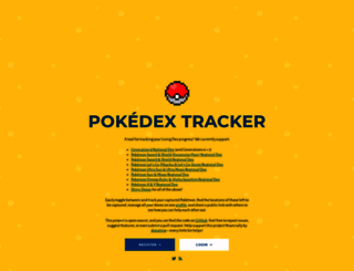 pokedextracker.com screenshot