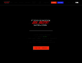 pokemonblazeonline.com screenshot