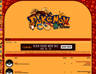 pokemonforeverv1.proboards.com screenshot
