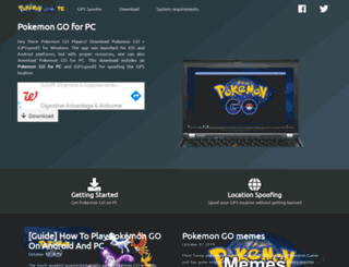 pokemongoforpc.com screenshot