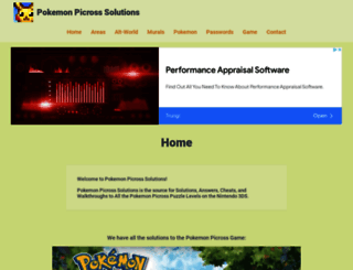 pokemonpicrosssolutions.com screenshot
