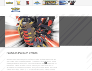 pokemonplatinum.com screenshot