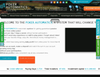 pokerautomatics.com screenshot